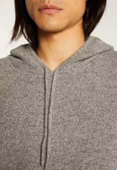 Hoodie hoodie with pockets in wool and cashmere - Fabio