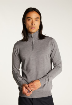 Pull col camionneur avec logo en laine mérinos - Ryan