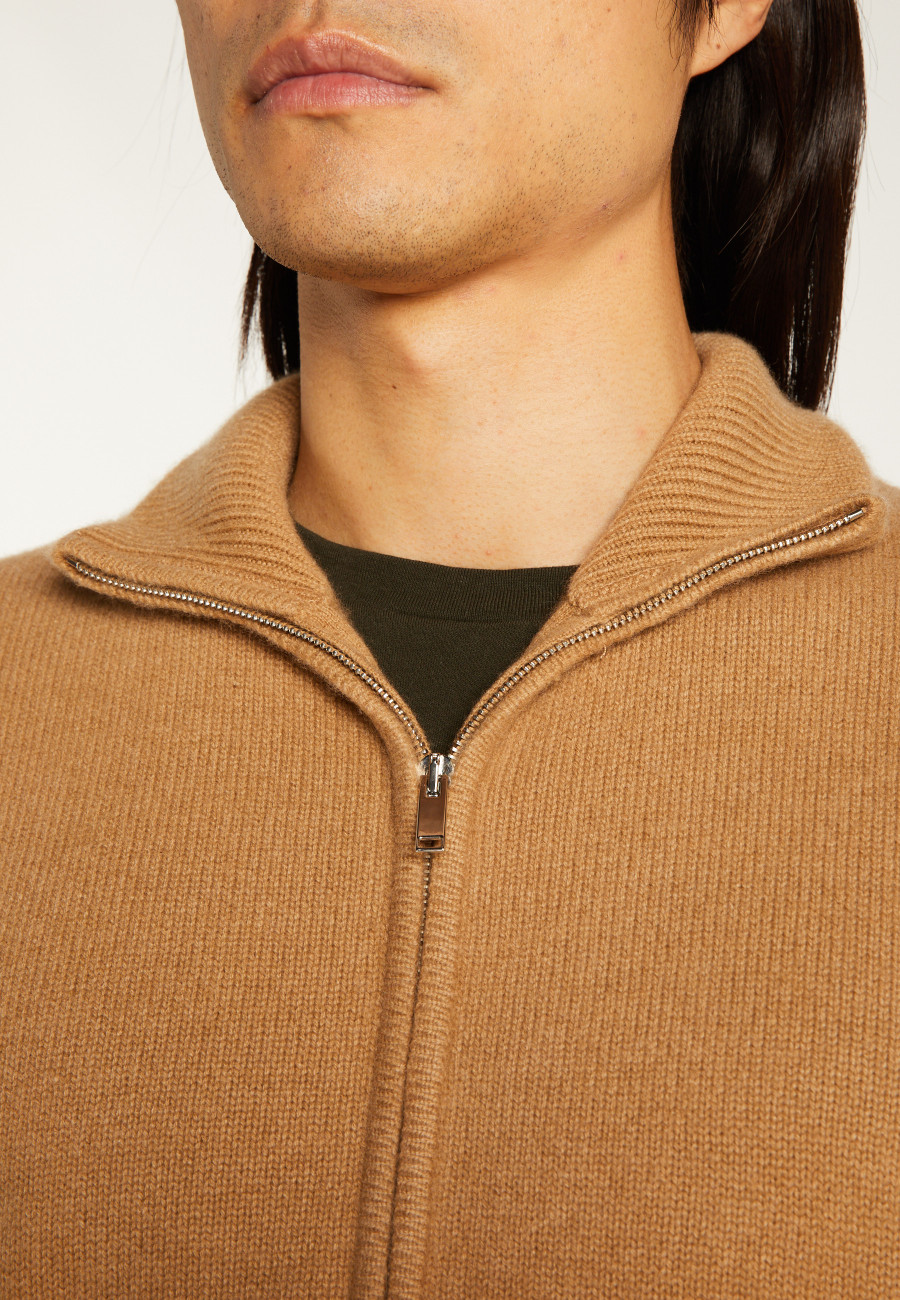 Veste zippée en cachemire 4 fils - Balthazar
