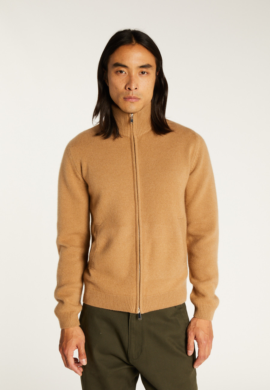 Veste zippée en cachemire 4 fils - Balthazar
