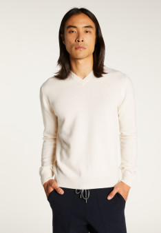 Cashmere V-neck sweater - Evann