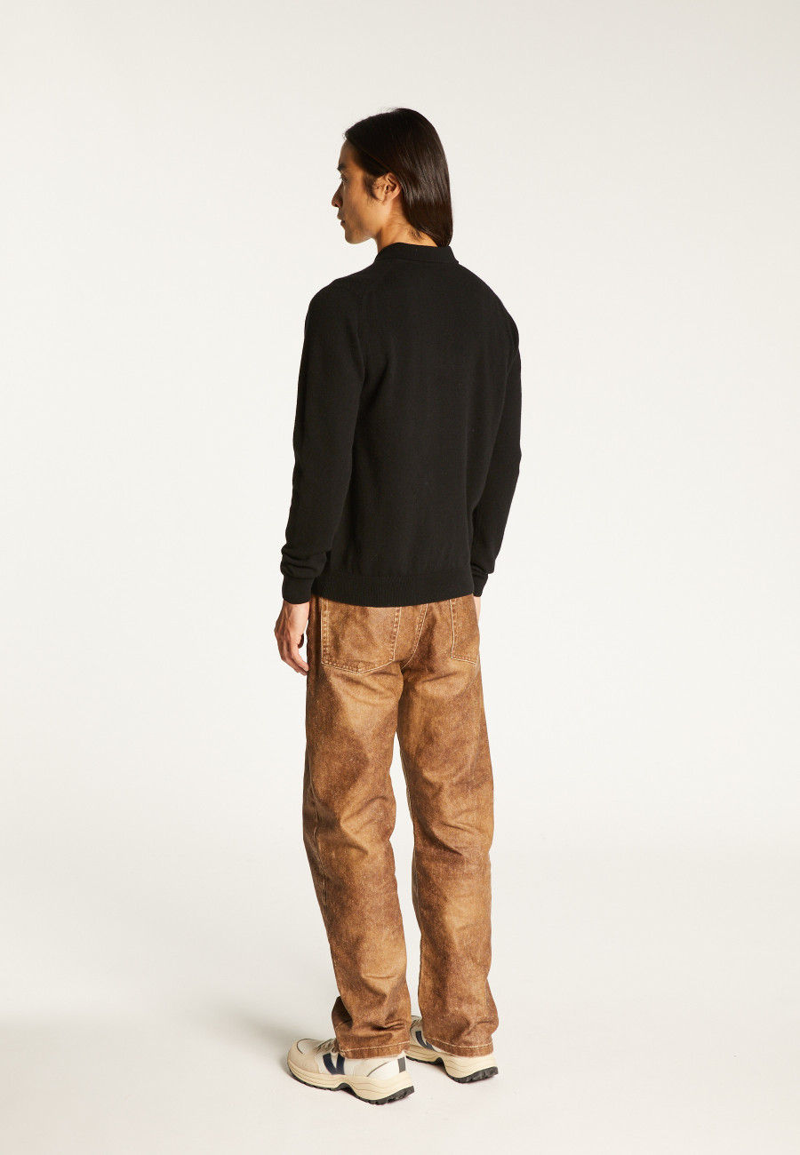 Pull col polo en cachemire - Emerson