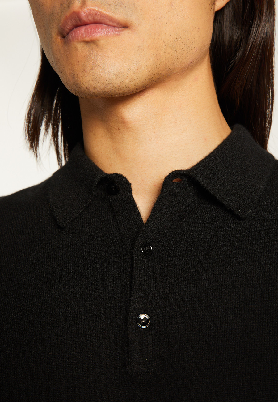 Pull col polo en cachemire - Emerson