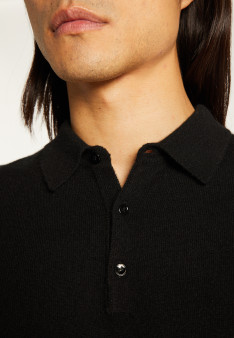 Cashmere polo neck sweater - Emerson