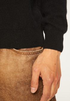 Cashmere polo neck sweater - Emerson