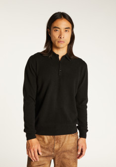 Cashmere polo neck sweater - Emerson
