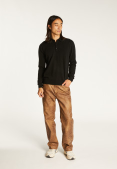 Cashmere polo neck sweater - Emerson