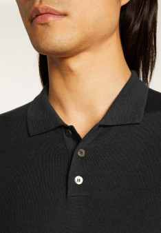 Pull col polo en laine - Eni