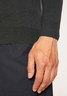 Pull col polo en laine - Eni