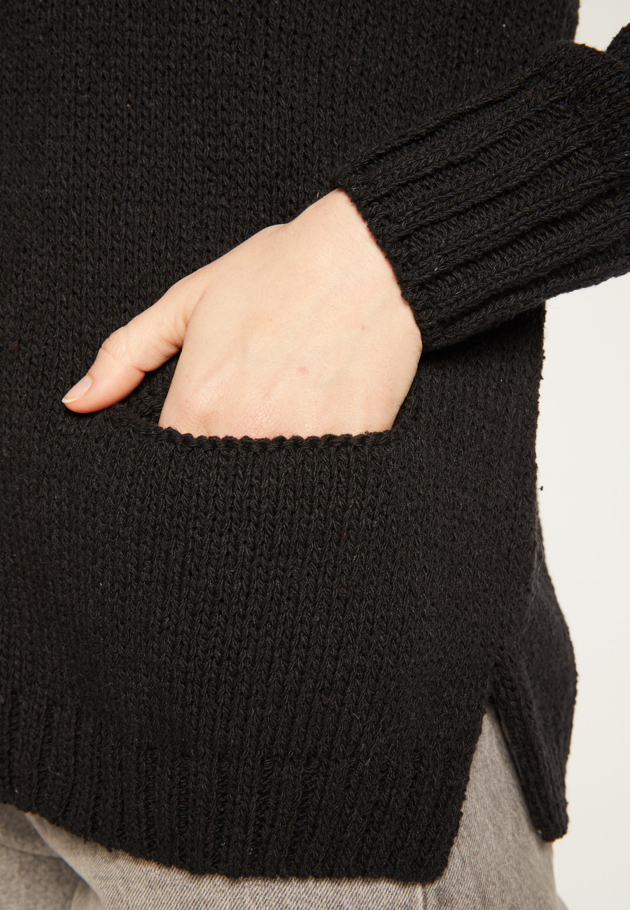 Cardigan en col V en laine et soie - Bilan