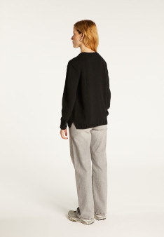Cardigan en col V en laine et soie - Bilan