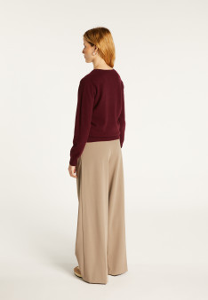 Pull col V en cachemire BERTILLE