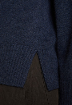Turtleneck sweater with cashmere slits - Adena