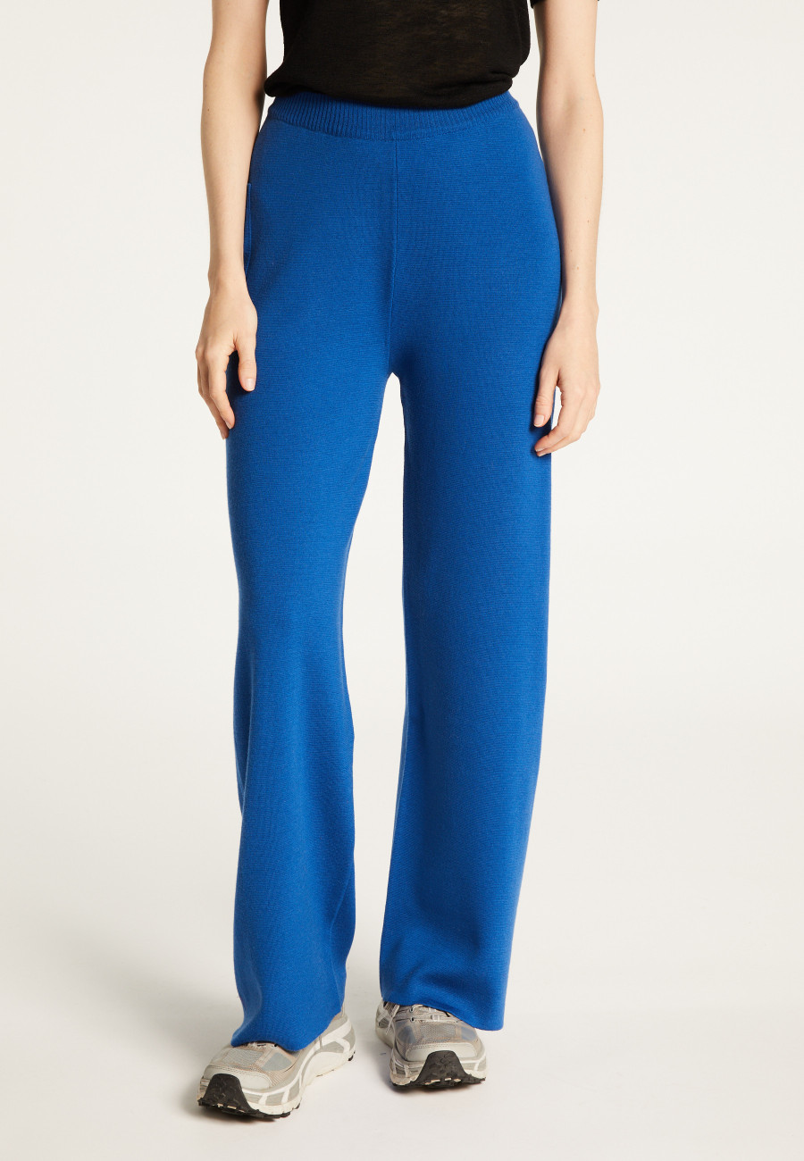 Pantalon avec poche en laine mérinos - Gaetane