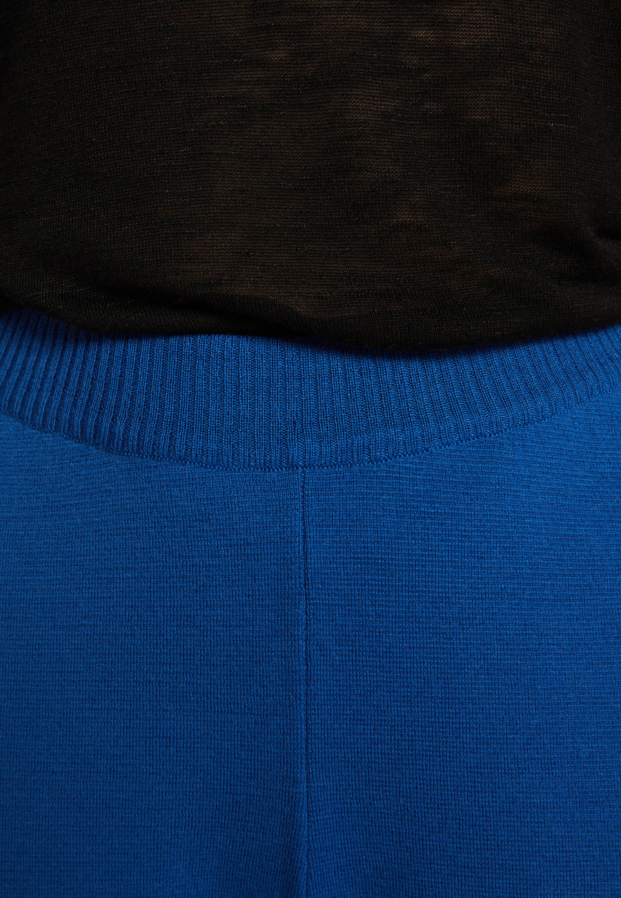 Pantalon avec poche en laine mérinos - Gaetane