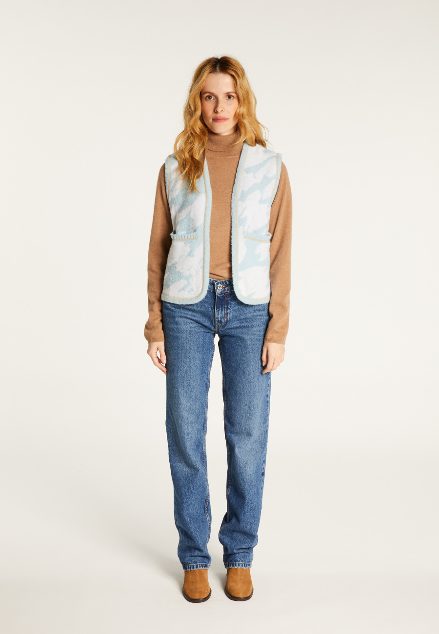 Merino wool sleeveless jacket - Filipa