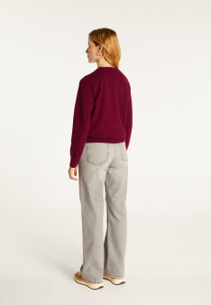 Round neck cashmere sweater - Abeline