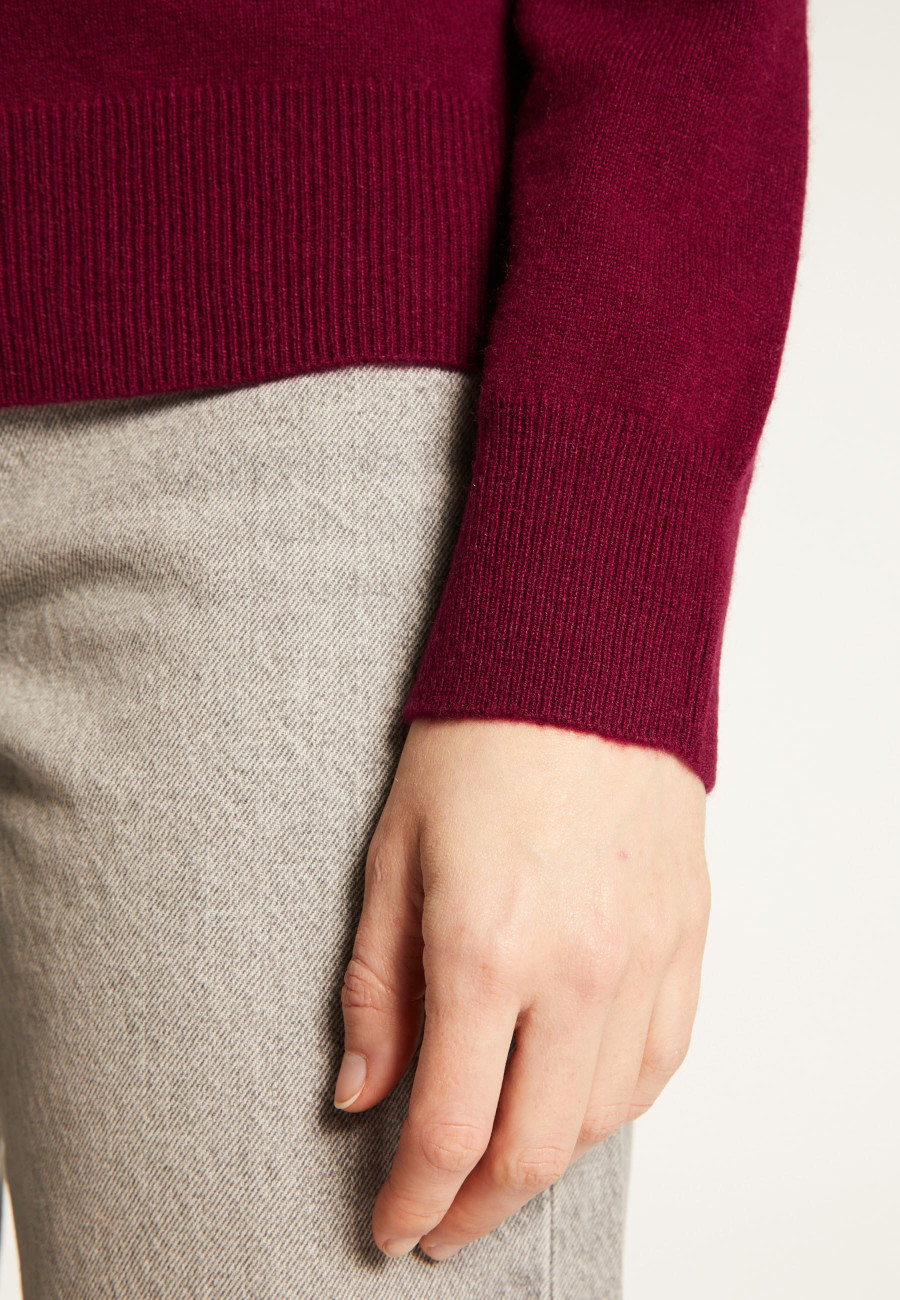 Round neck cashmere sweater - Abeline