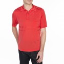 Polo motif croisillon Louis-Eugène 6081 berlingot - 52 rouge