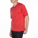 Polo motif croisillon Louis-Eugène 6081 berlingot - 52 rouge