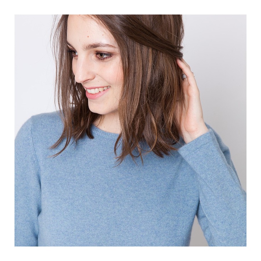 Crew neck pullover made of cashmere - Ursula