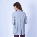Gilet col châle - Hani 6344 Rafale - 09 Gris moyen