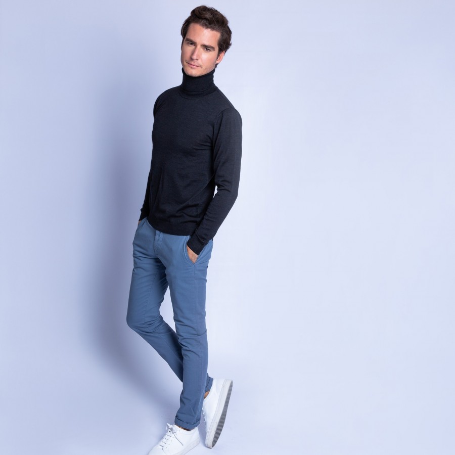 Pull col roulé en laine - Finlay